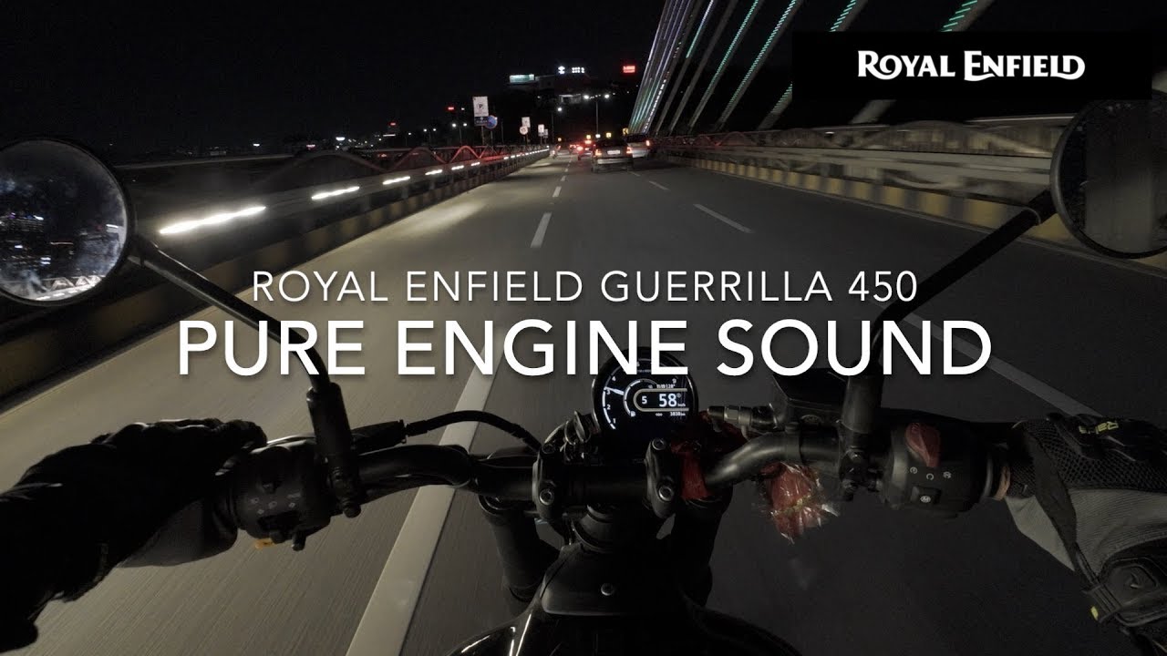 Guerrilla 450 | Pure Engine Sound | Citylights 9PM | #royalenfield #bike #guerrilla450 #motovlog