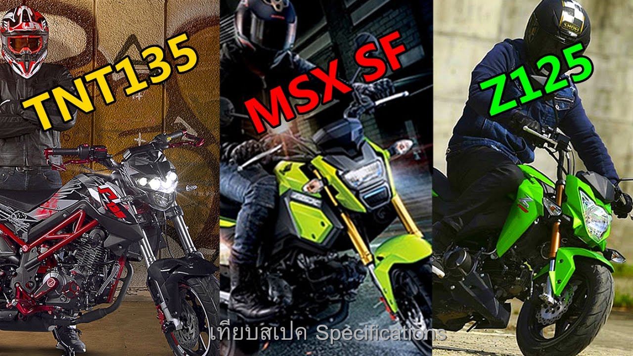 Ep.2 เทียบทุกช็อต! TNT135 vs MSX SF vs Z125 Pro | MZ Crazy Cars