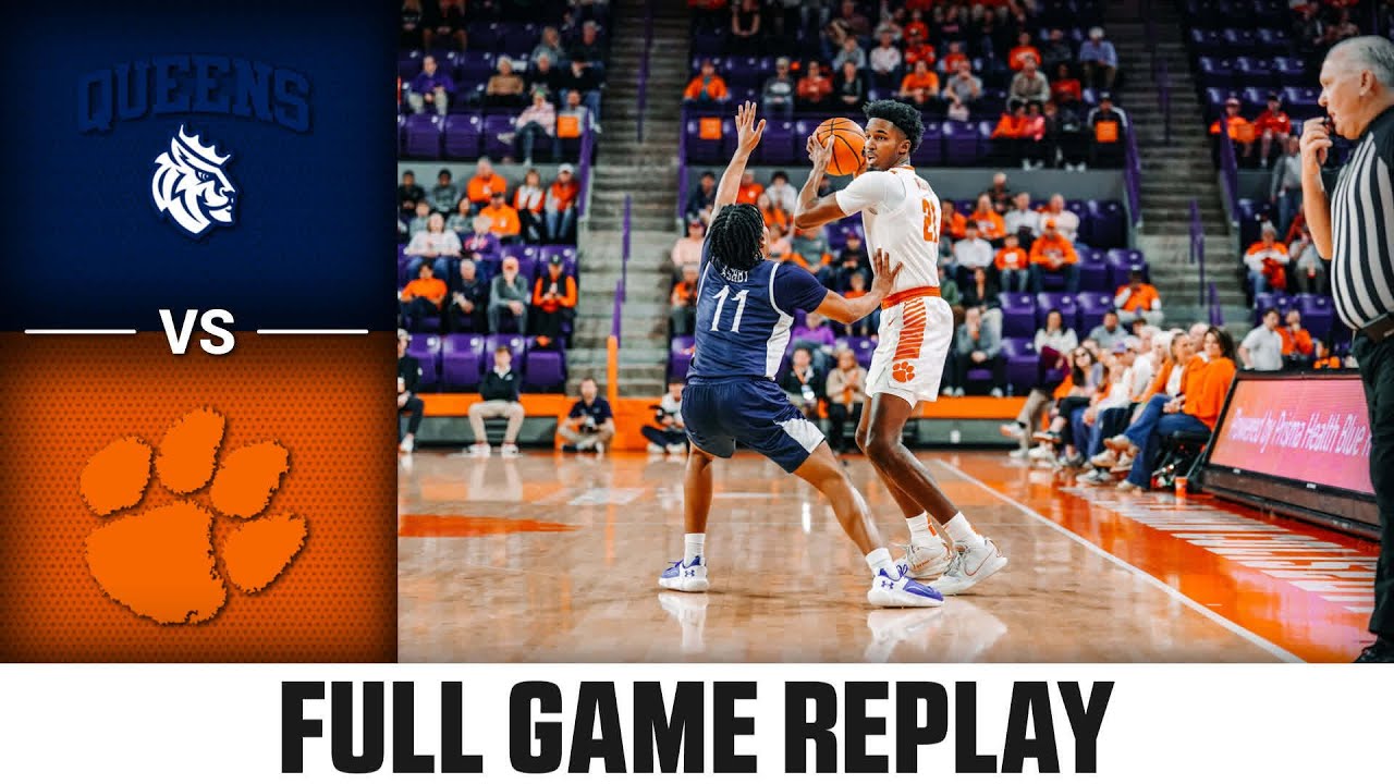 Queens vs. Clemson Full Game Replay | 2023-24 ACC Men’s Basketball