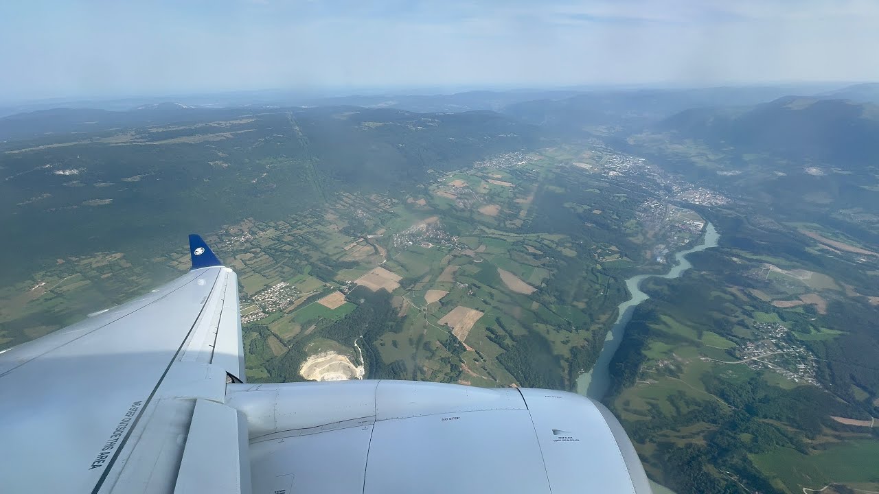 Air France A220. Paris to Geneva.