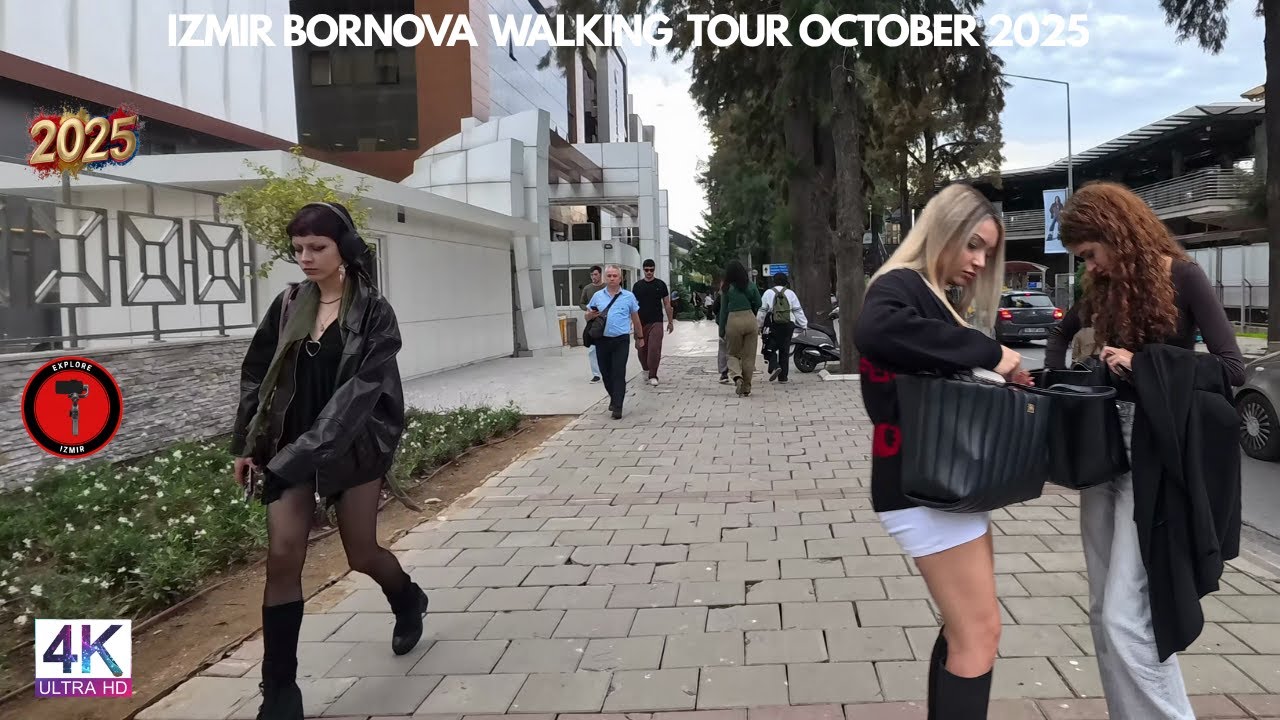 4K 🇹🇷 Walking Streets Izmir - Bornova City Center