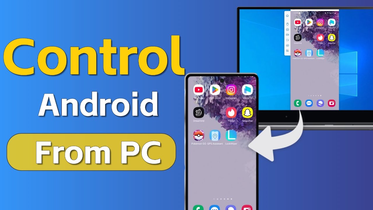1 Click To Control Android From PC/Laptop? Check Out The Easiest Way! [Tutorial✅]