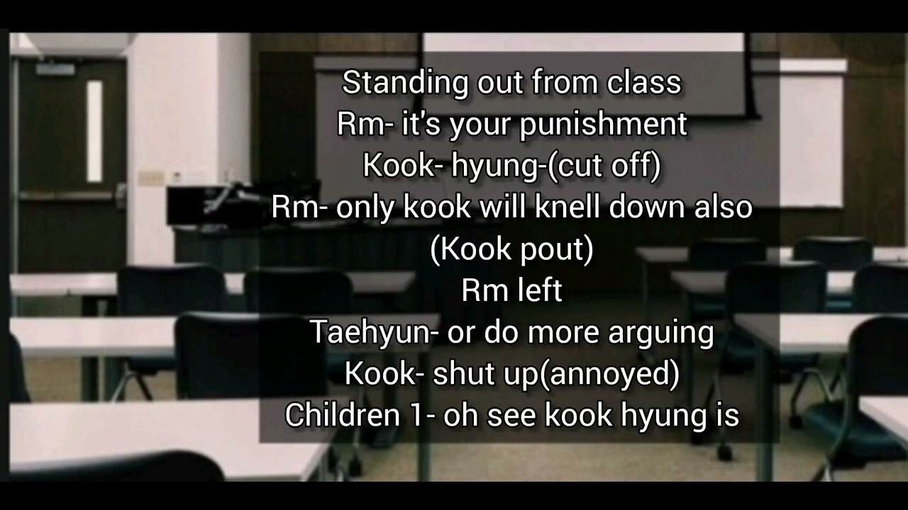 lovely and strict hyung lil koo. part 19 (when koo prank his teacher) bts ff