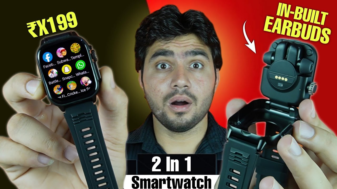 I Tested 2 In 1 Smartwatch 😲 With In Built Earbuds ⚡ Super Amoled Display ⚡ And Amazing Design 🔥