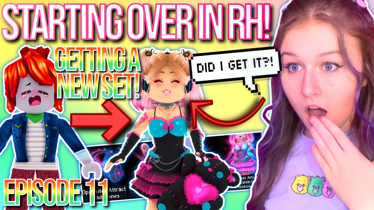 DID I GET THE OPPOSITES ATTRACT SET ON MY SECRET ALT? STARTING OVER IN ROYALE HIGH! ROBLOX Challenge