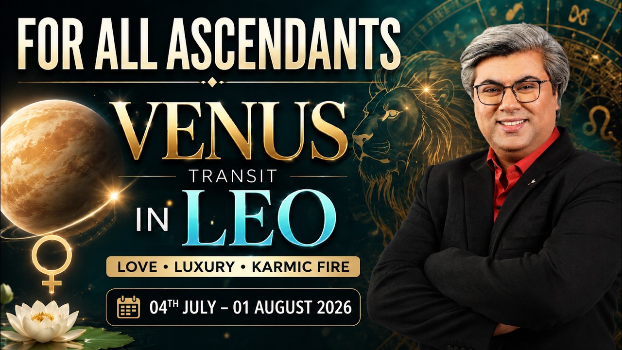 For All Ascendants | Venus transit in Leo | 4 July - 1 August 2026 | Analysis by Punneit