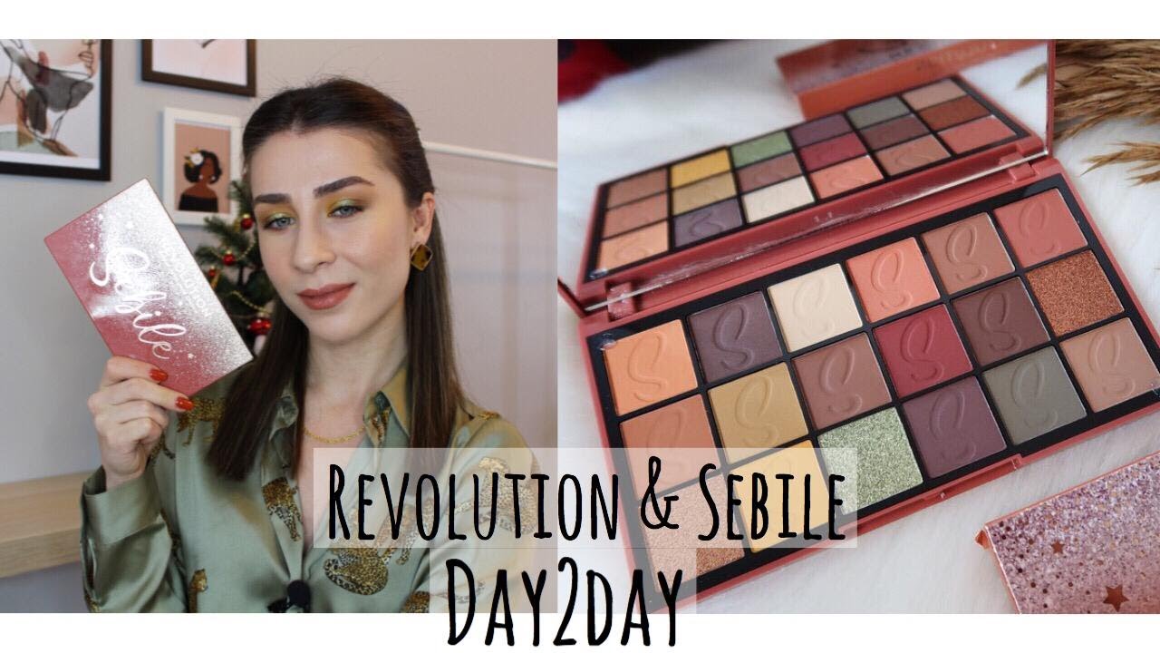 REVOLUTION SEBİLE DAY2DAY palet inceleme/makyaj