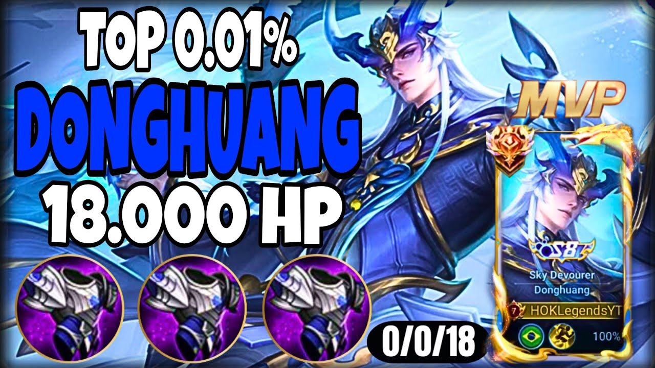 HOK DONGHUANG SEASON 8 BUILD!! - HONOR OF KINGS NEW SEASON
