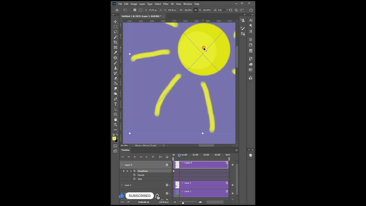 Create Animation With Photoshop Timeline