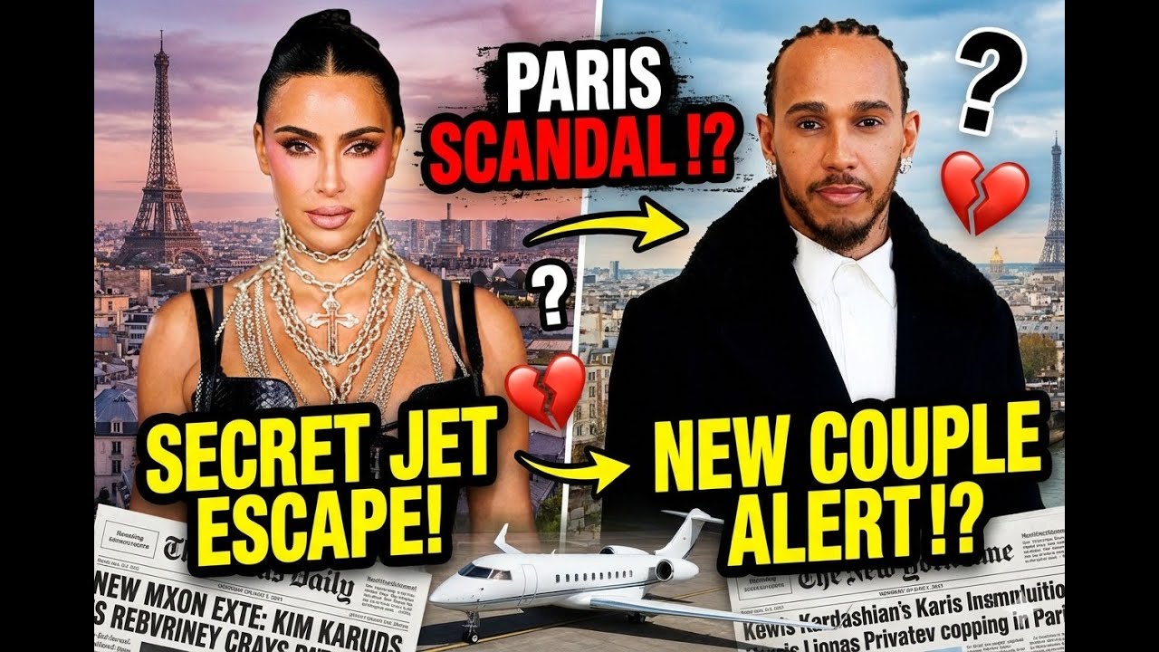 Kim Kardashian's Romantic Paris Getaway? Lewis Hamilton Rumors Heat Up After Private Jet!
