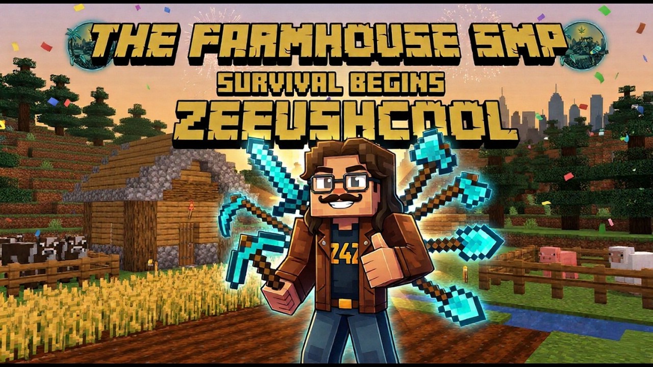 MINECRAFT SURVIVAL SERIES D-3 🚀 Zero Idea What to Do! | Live Hindi #Minecraft #minecraftlive