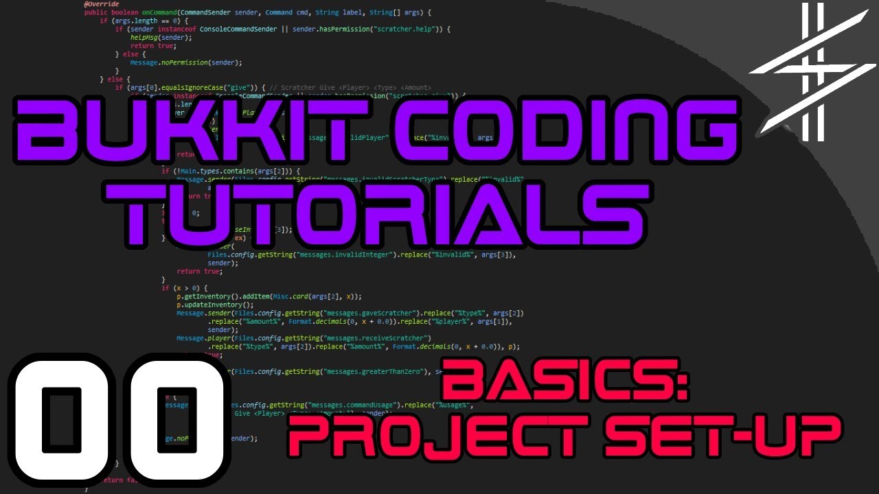Bukkit Coding Tutorials 00 | Basics: Project set-up (REUPLOAD)