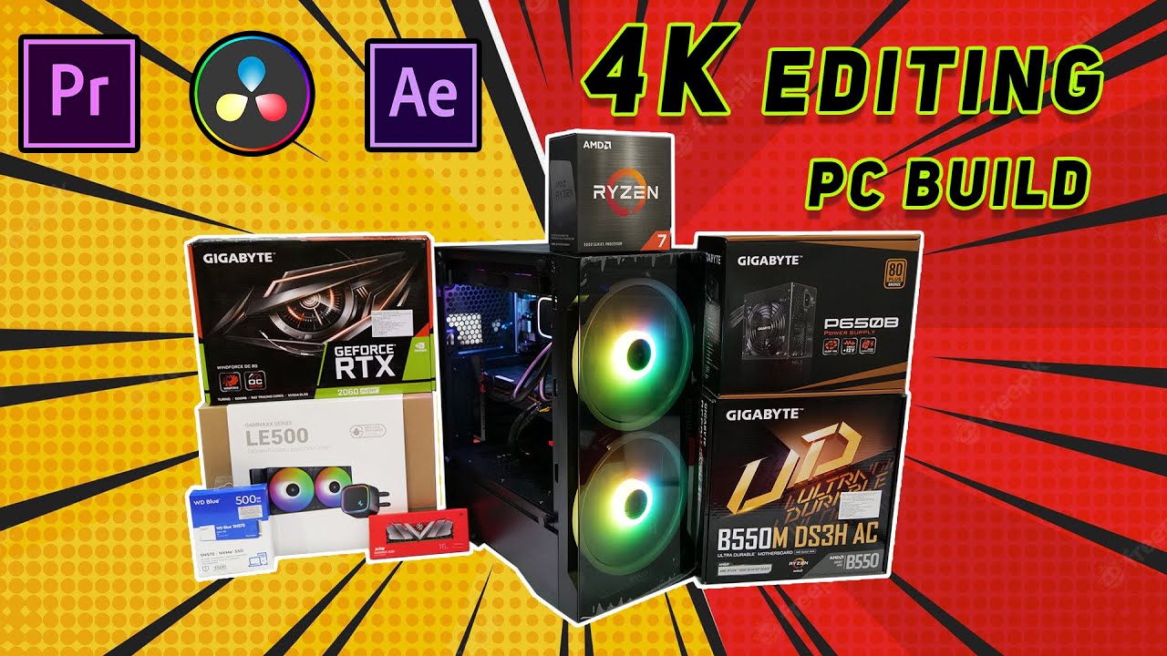 4K Video Editing PC Build | Adobe Premiere Pro, DaVinci Resolve & After Effects | Tamil | 2023