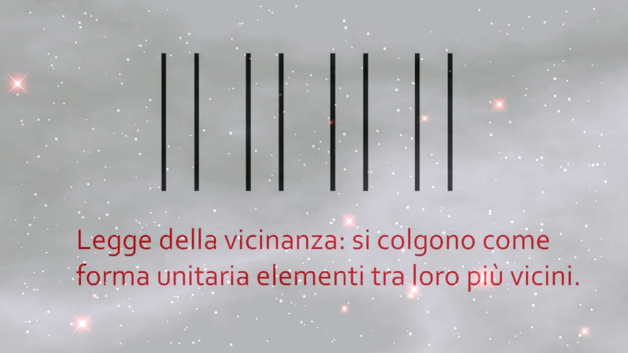 principi gestaltici di raggruppamento