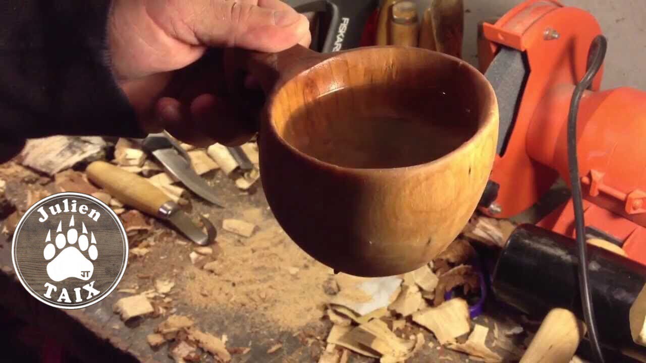 Fabrication : Kuksa (Bushcraft)