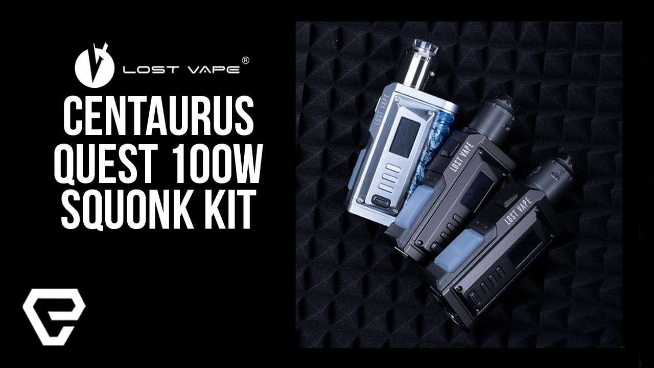 Lost Vape Centaurus Quest 100w Squonk Kit Review!
