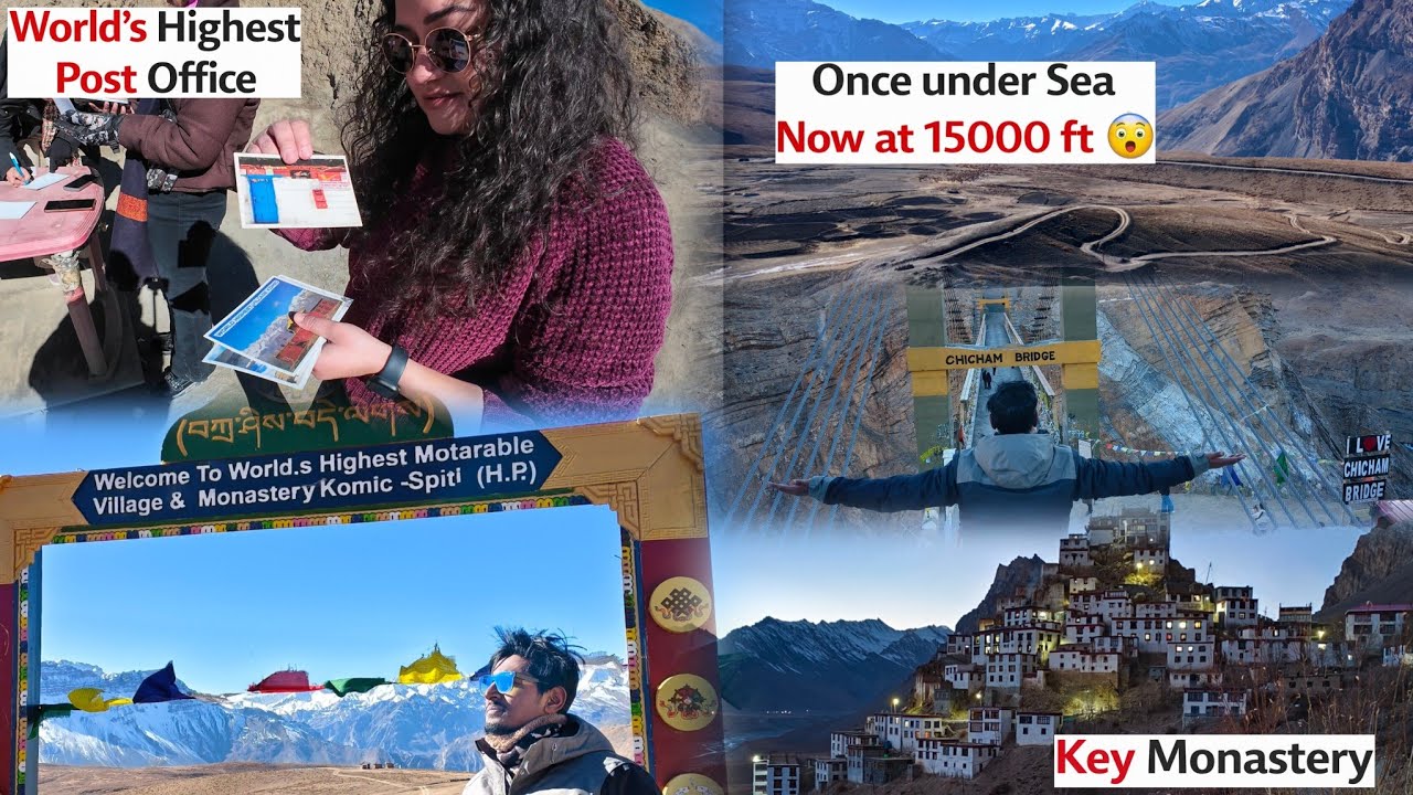 Top of the World in Spiti 🏔️🚀 | Hikkim, Komik, Langza, Chicham & Key Monastery 