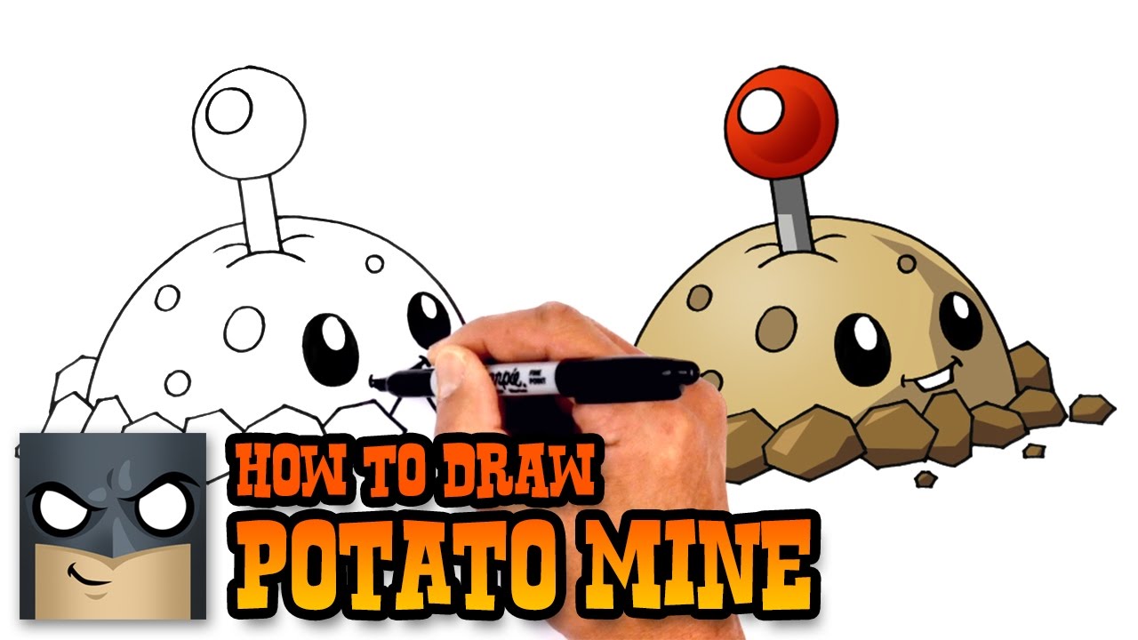 How to Draw Potato Mine | Plants vs Zombies