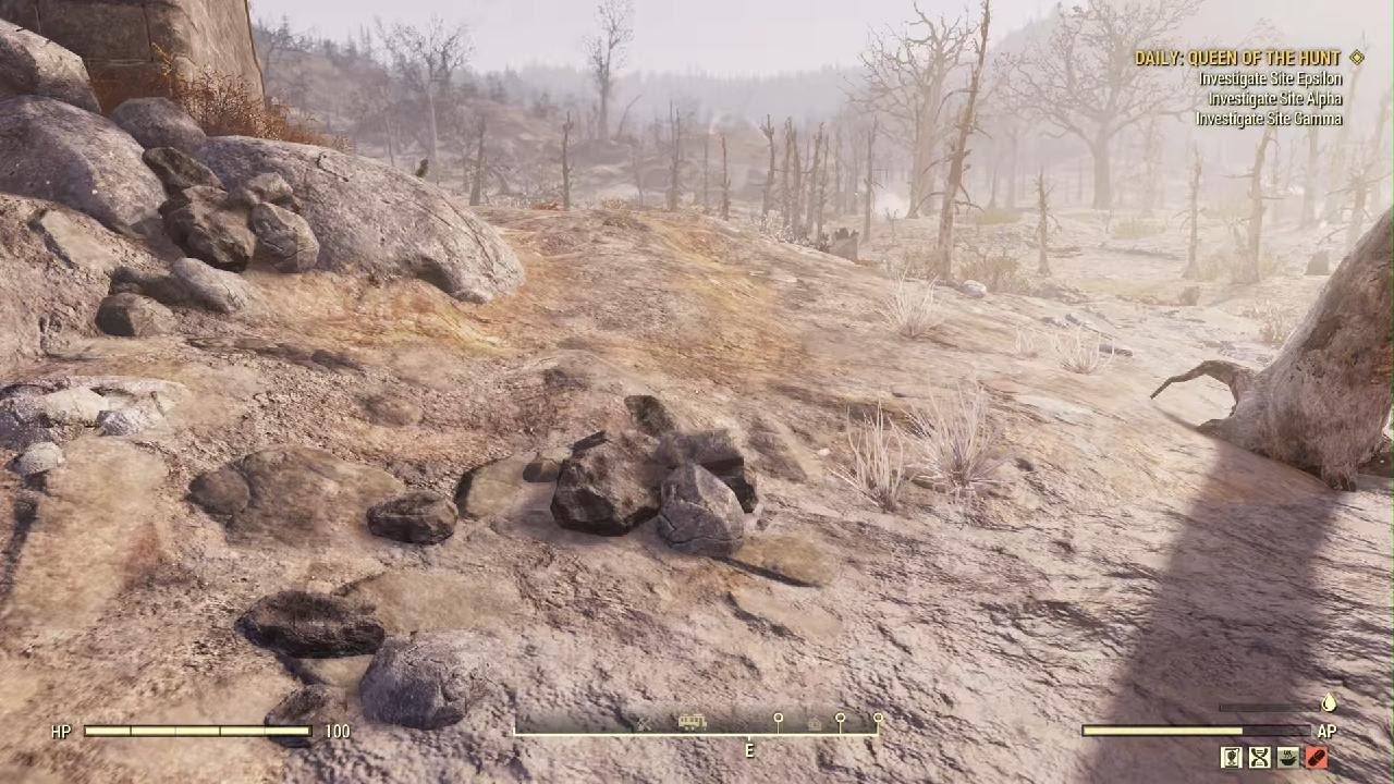 Fallout 76 find 25 toxic soot flowers