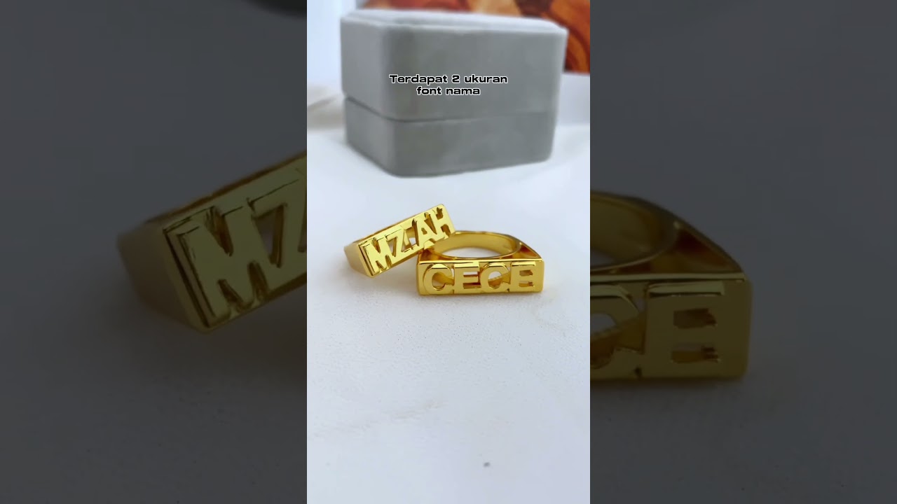 Cincin Titanium custom nama #cincin #cincintitanium #cincincustom #shortvideo
