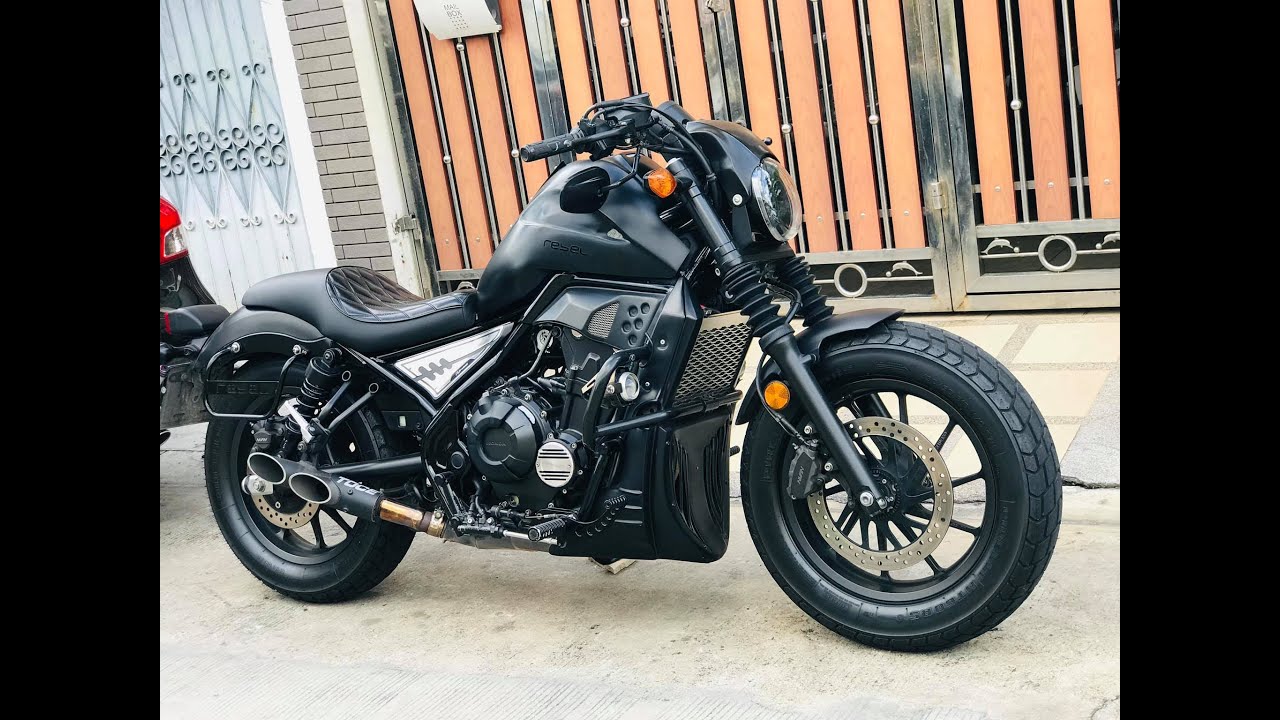 พาชม Honda Rebel500 ปีจด 2018 Black Bobber Edition แต่งเต็มหล่อจัดๆ