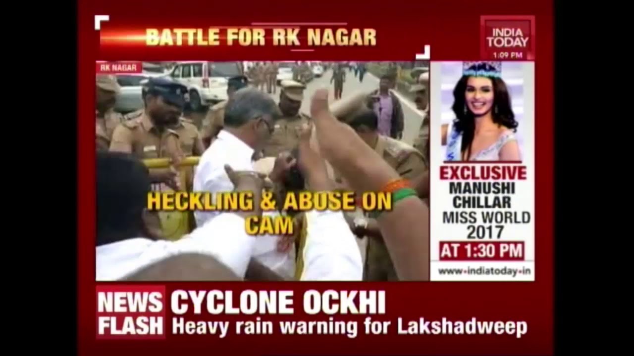 Battle For RK Nagar Gets Ugly, TTV Supporters Heckle EPS's Mantri