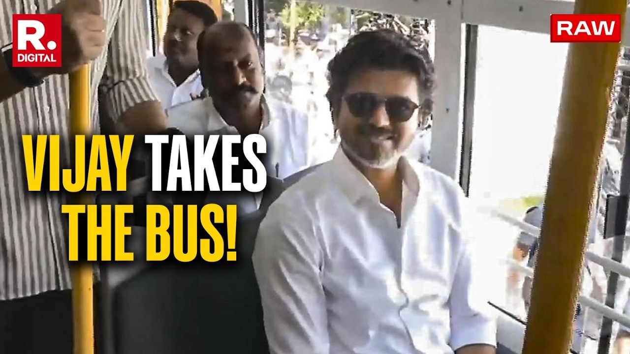 CM Vijay Flags Off 300 New TNSTC Buses! Watch Tamil Nadu Chief Minister Ride with Commuters