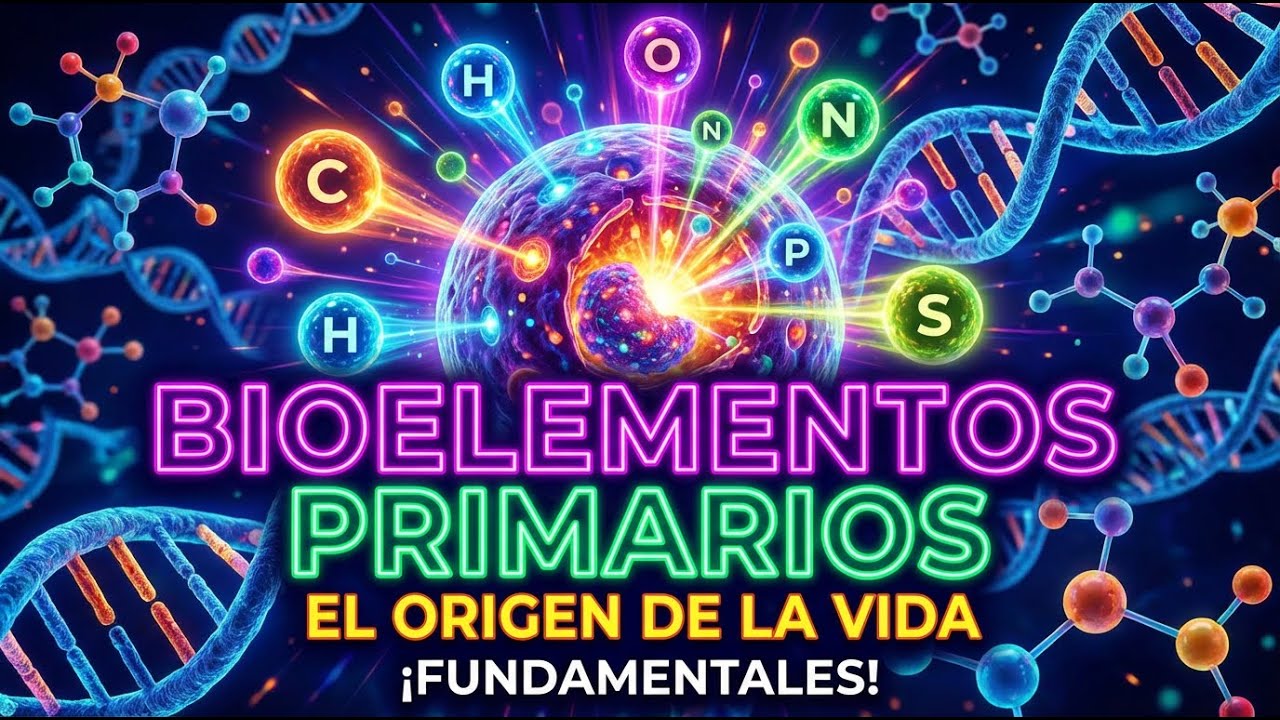 ¿De qué estamos hechos? | Bioelementos Primarios, explicados fácil