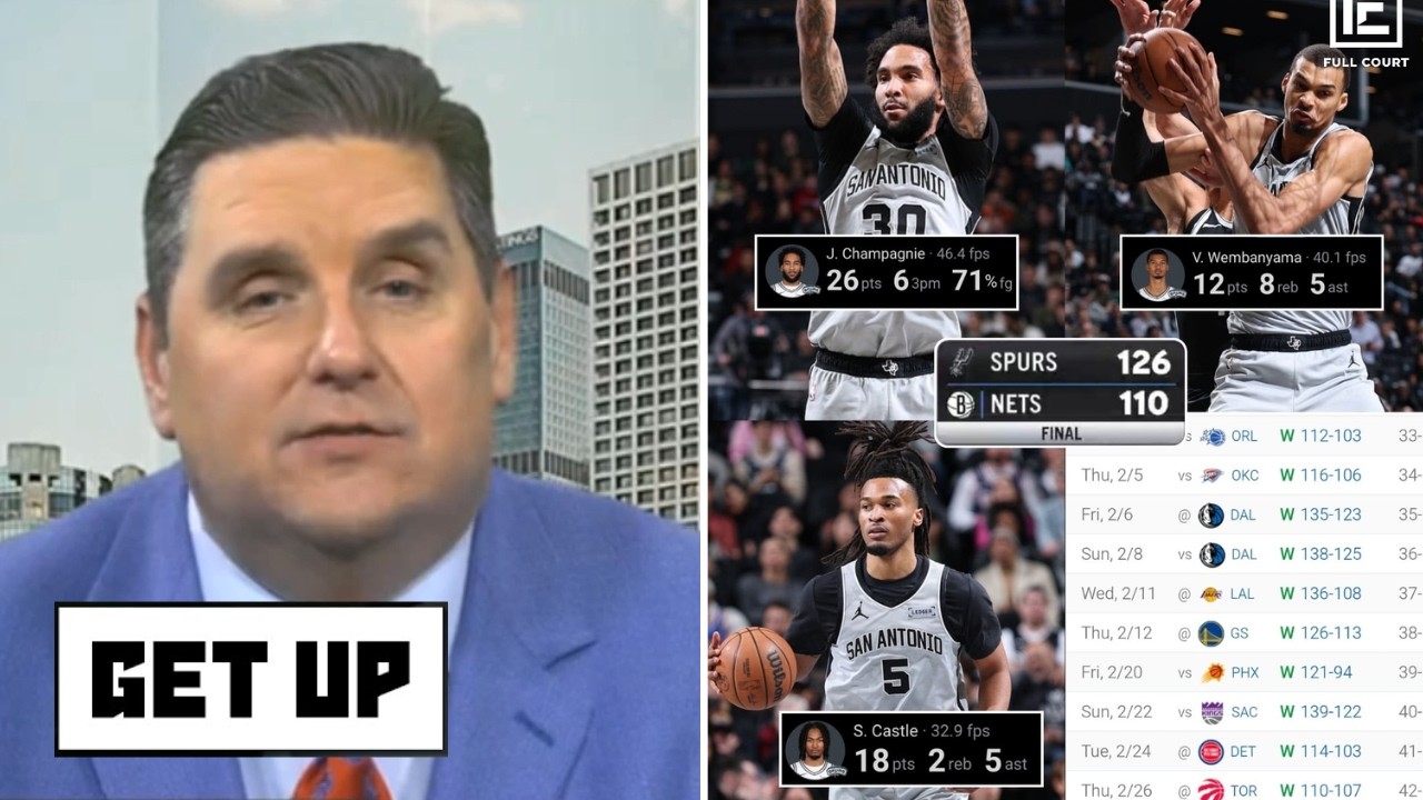 GET UP | The Spurs are for real! - Windy praises Wemby beating Nets 126-110 for 11th straight win