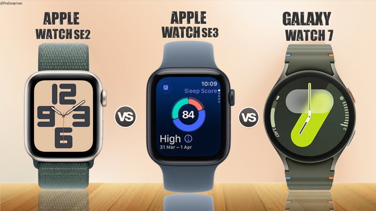 Apple Watch SE2 vs Apple Watch SE3 vs Samsung Galaxy Watch 7 || Full Comparison 