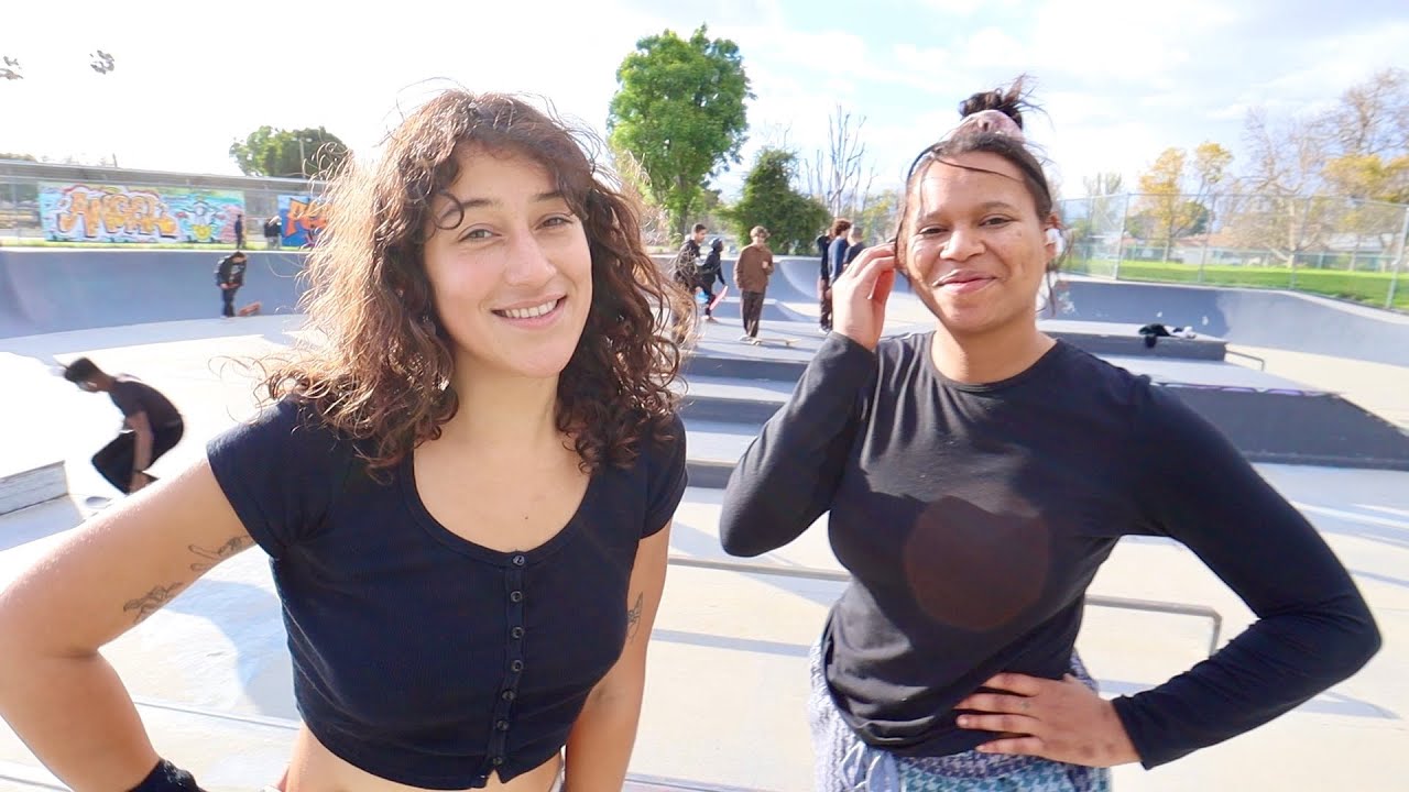 Skating With My New Friends!