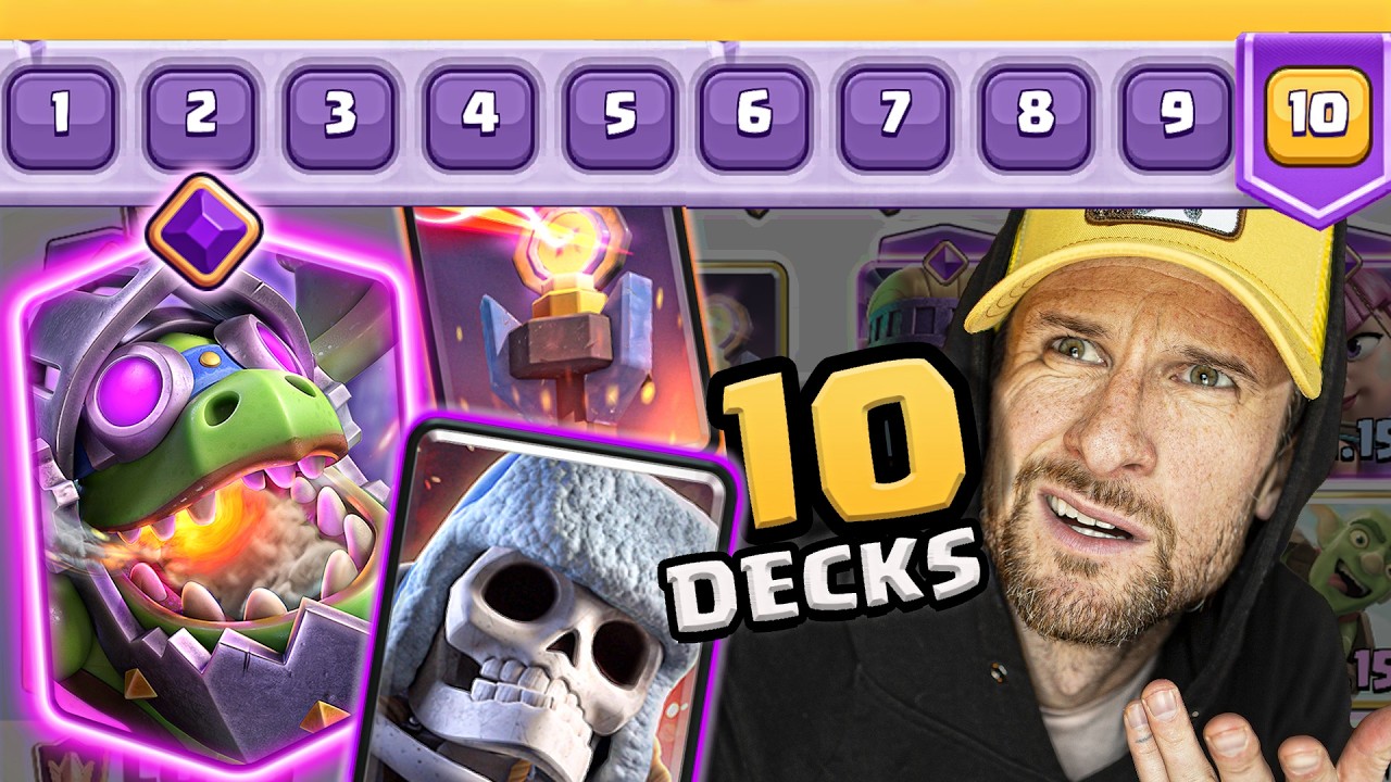 I played 10 decks and ONLY LOST ONCE!