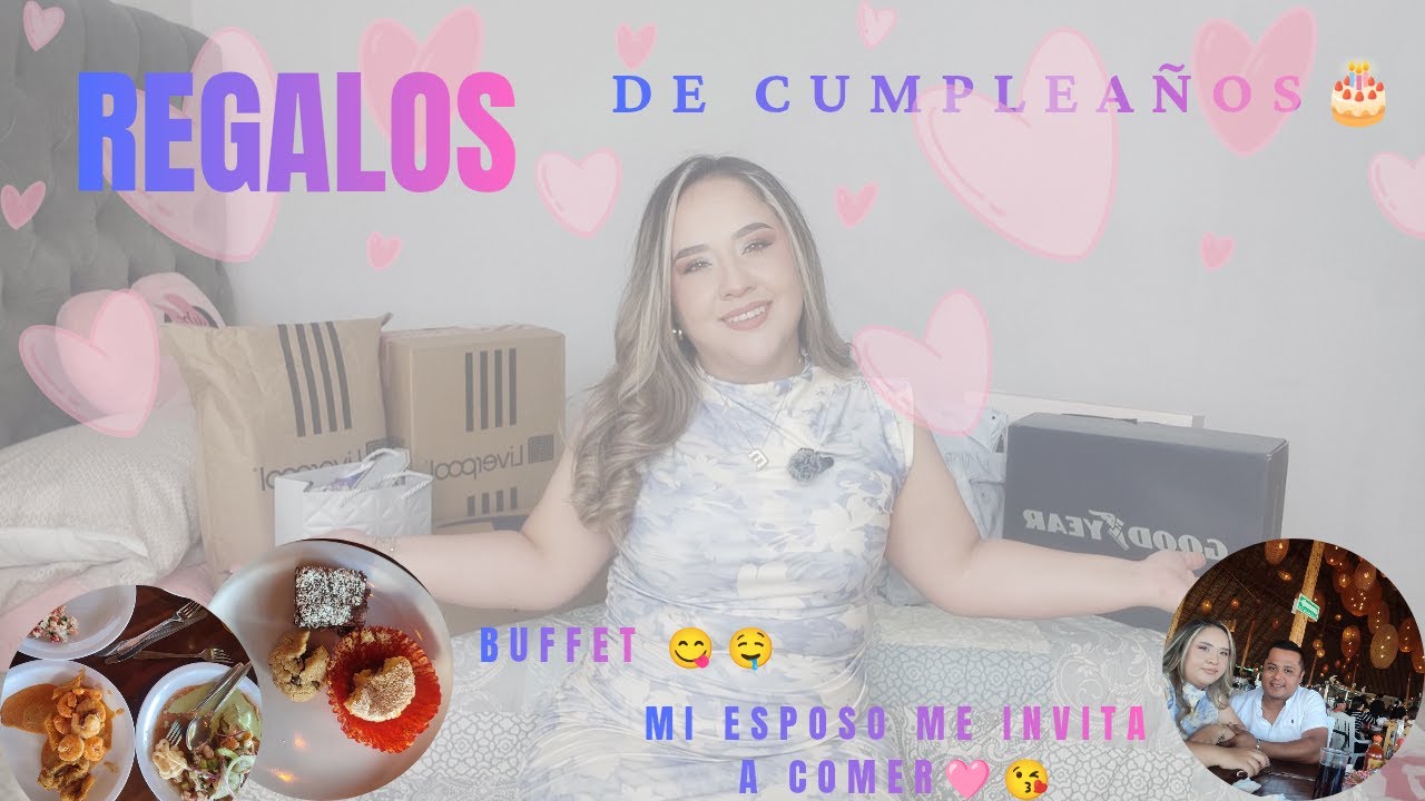 🎁 REGALOS 🎁 de Cumpleaños 🎂/Mi ESPOSO me lleva a comer 🤤🩷