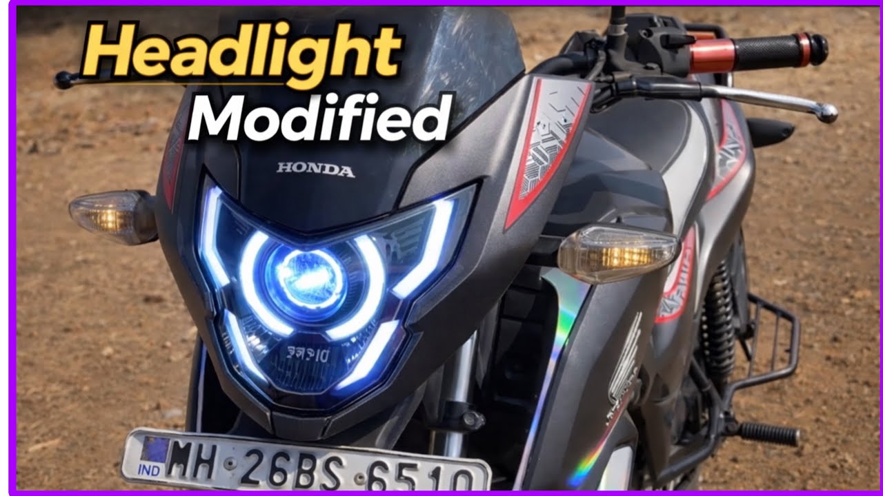 Honda sp 125 bs6 model Headlight change old to new headlight 😍 | Modifications