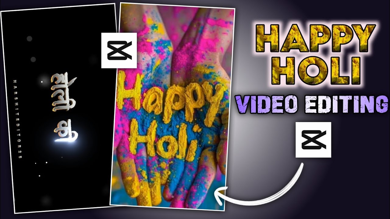 Holi Video Editing Capcut | Holi Video Kaise Banaen | Capcut Se Video Kaise Edit Kare