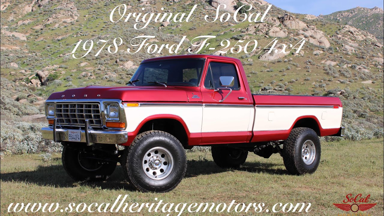 FOR SALE: SoCal Original 1978 Ford F-250 4x4