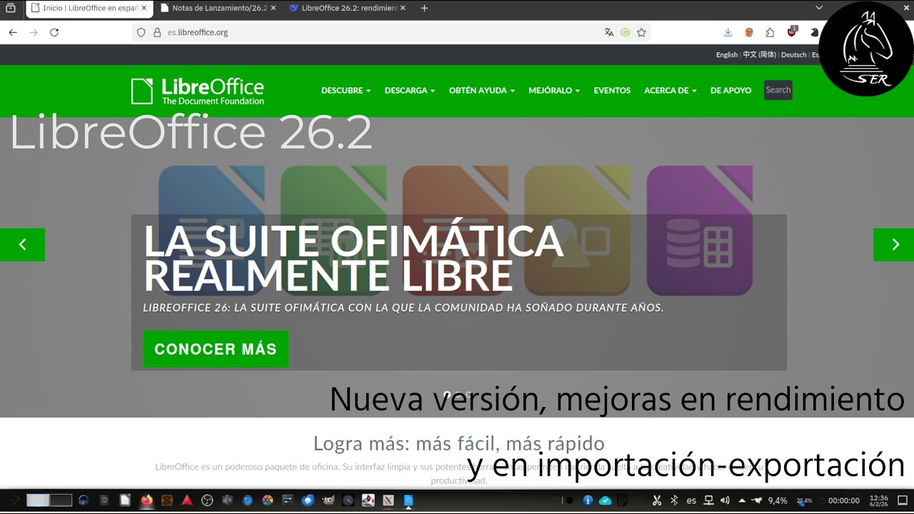 Ya llegó LibreOffice 26 2