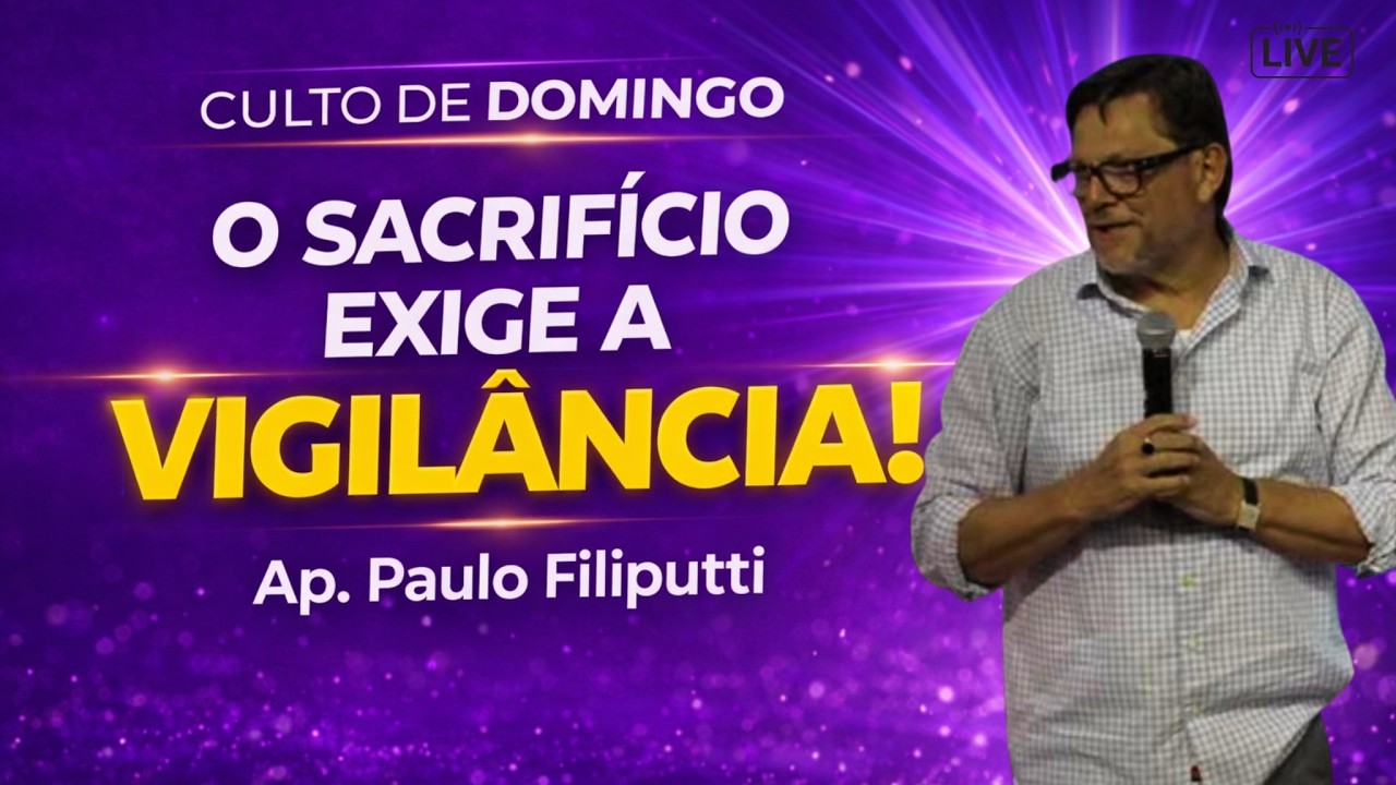DOMINGO DE NOITE // APÓSTOLO FILUPUTTI // FILIPENSES 2.11-12