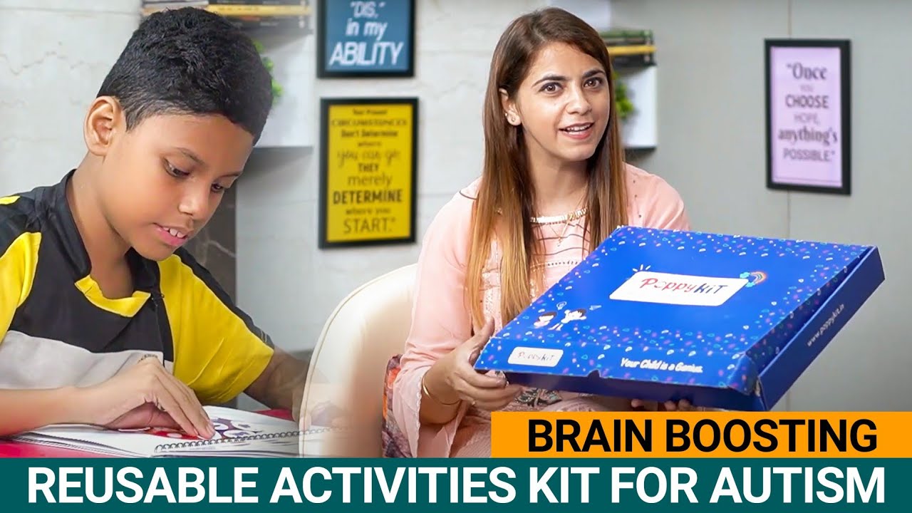 Brain Boosting Reusable Activities Kit for Autism | Gross Motor Skills | Poppy Kit | Help 4 Special