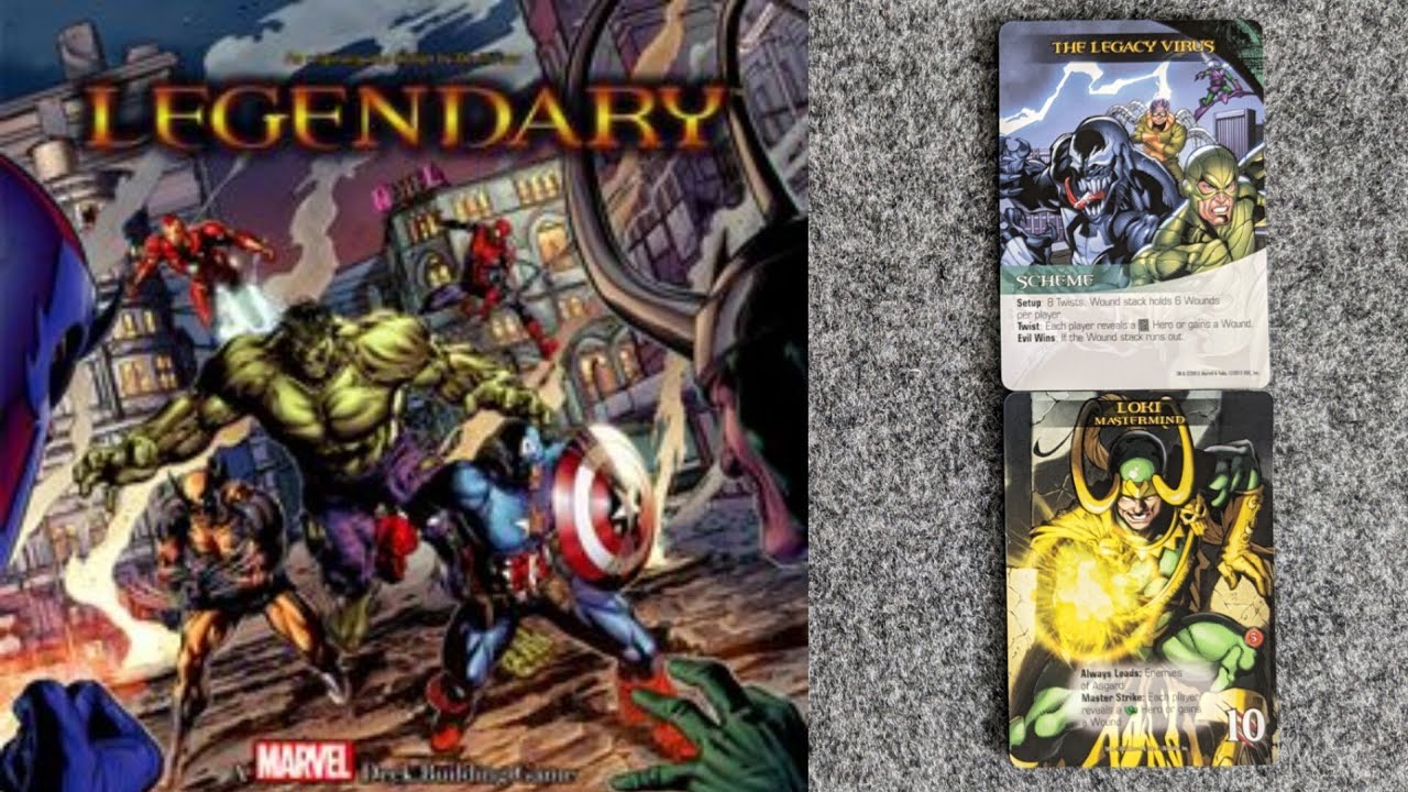 WHAT'S NEW Legendary SOLO RULES, plus PLAYTHROUGH (Base 4 of 4: Loki Mastermind)