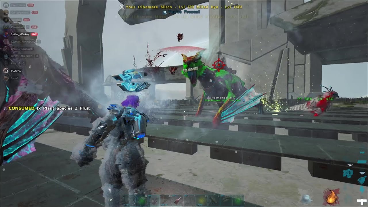 Tek Shoulder Cannon OP | Sentinels | Ark Official PvP