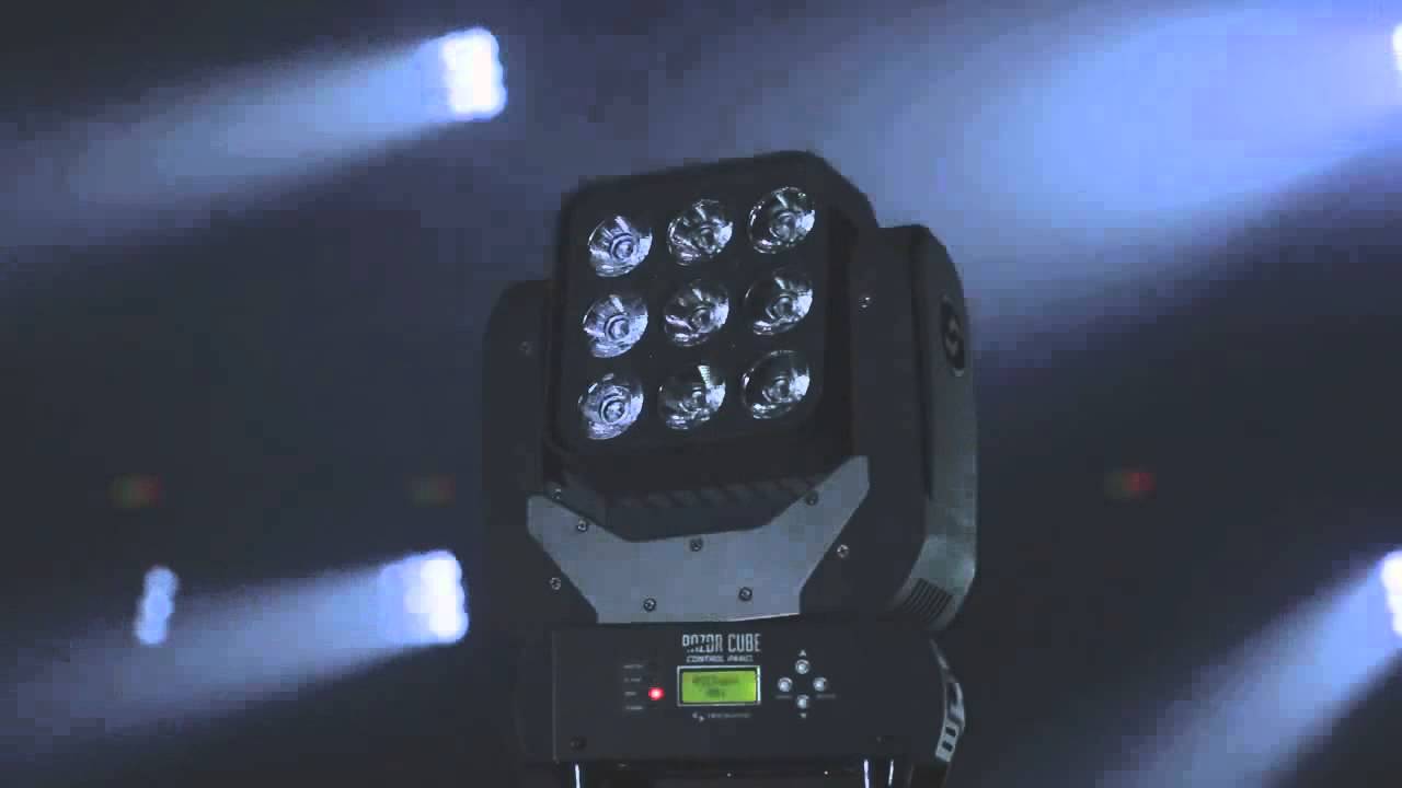 MOVING HEAD BEAM RAZOR CUBE TECSHOW