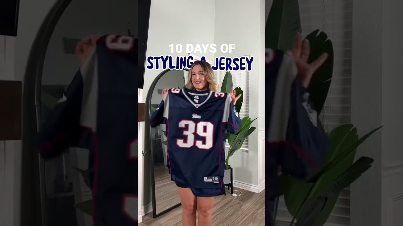 10 DAYS OF STYLING A JERSEY FOR SUPER BOWL #outfitstyling #grwm #superbowl #jersey #football