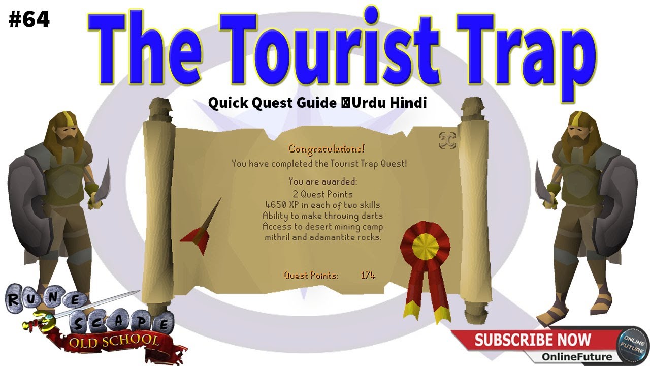 OSRS│How To Complete The Tourist Trap Quest 2020│Urdu Hindi