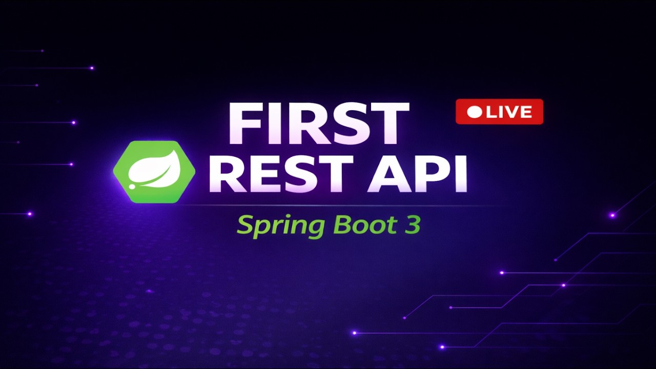 FIRST REST API with Spring Boot 3 (Live Coding from Scratch)