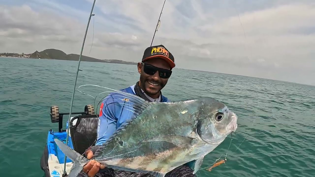 Pescaria rápida com muito peixe!! #youtube #pesca #caiaque 
