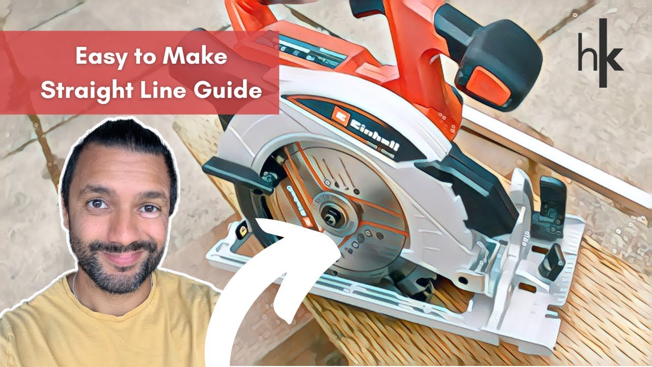 How to Make a Circular Saw Guide Rail: The Easiest Way Ever!