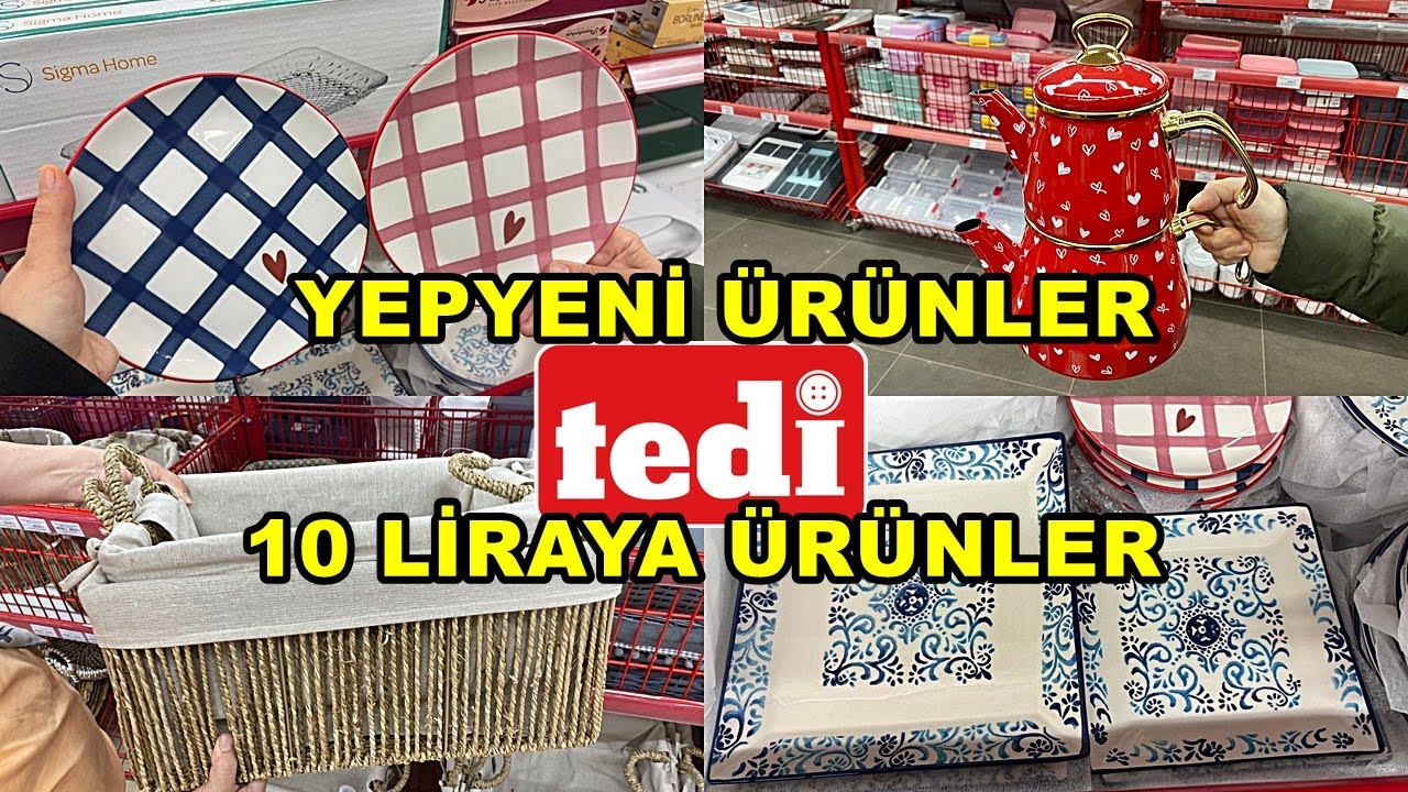 TEDİ'YE YENİ GELEN ÜRÜNLERLE KARŞINIZDAYIZ😱❗️/İNDİRİMLİ ÜRÜNLER❗️/TABAKLAR 20TL❗️/ÇEYİZ ALIŞVERİŞİ