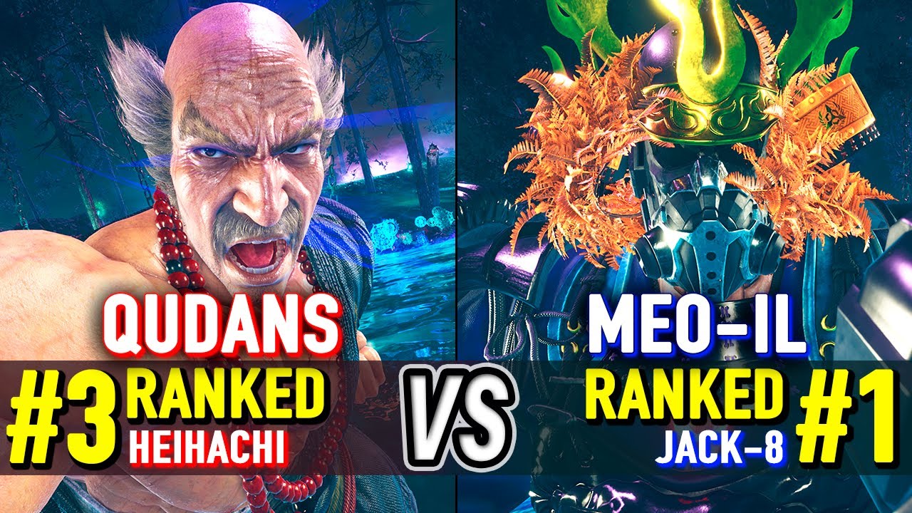 T8 🔥 QUDANS (#3 Ranked Heihachi) vs MEO-IL (#1 Ranked Jack-8) 🔥 Tekken 8 High Level Gameplay