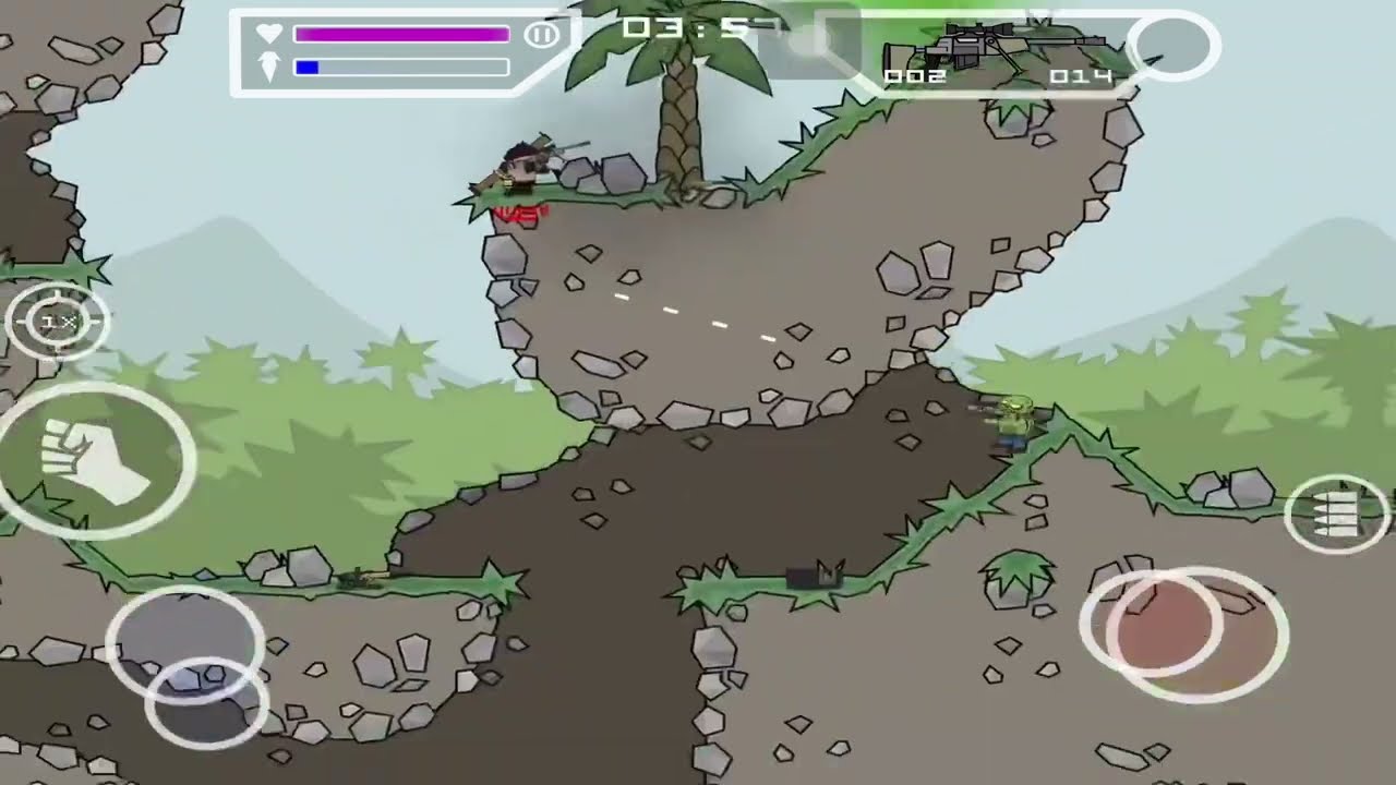 Da2 mini militia: Splade vs Near (deleted video)